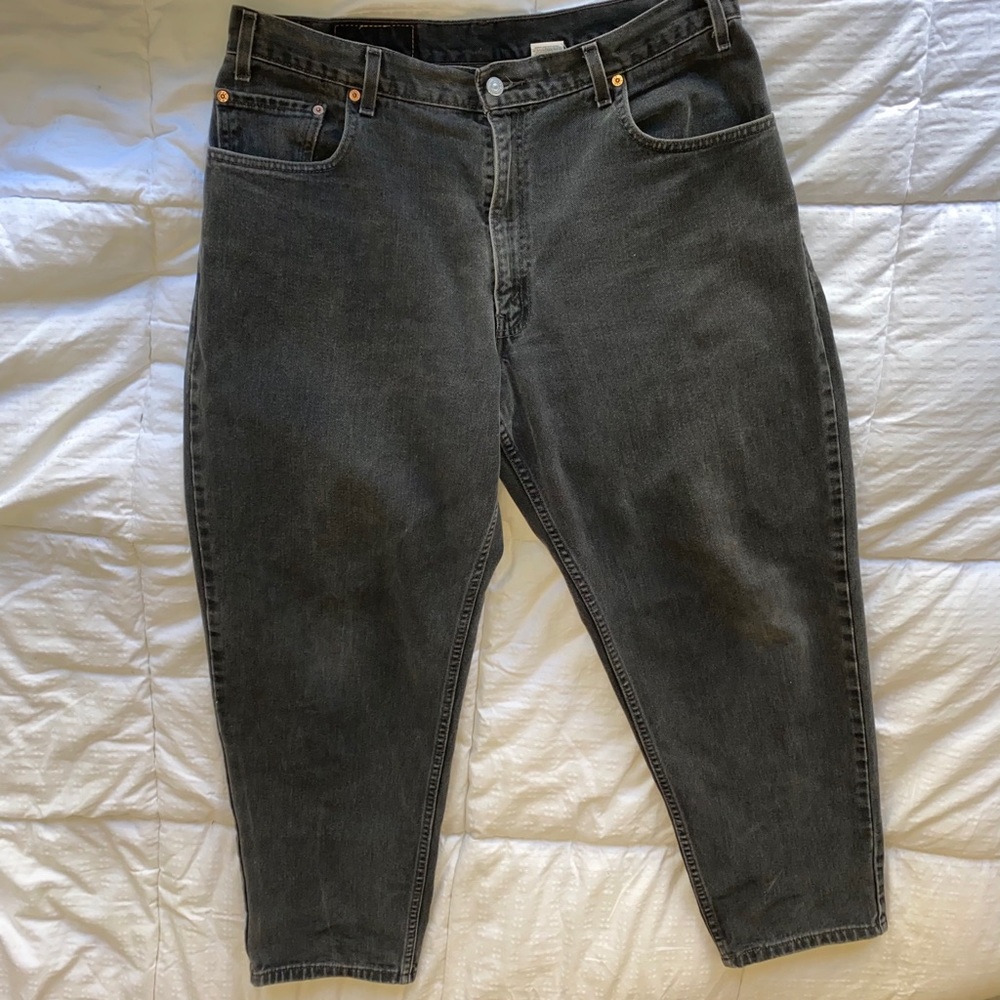 Levi’s 560 Loose Fit Washed Black Denim 36x30